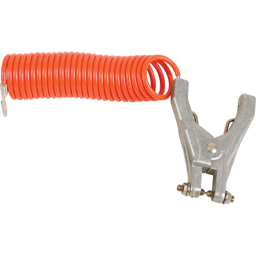 Coiled Grounding Clamp