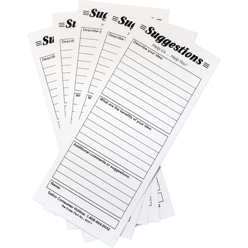 Suggestion/Ballot Box Slips